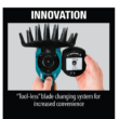 Makita XMU04ZX 18V LXT Lithium-Ion Cordless Grass Shear with Hedge Trimmer Blade, Tool Only