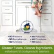 Bona Hard-Surface Floor Cleaner Refill, for Stone Tile Laminate and Vinyl LVT/LVP, 128 Fl Oz