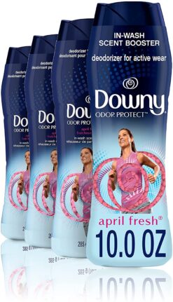 Downy Odor Protect in-wash Scent Booster Beads, April Fresh, 10 Ounce, 4 CountDowny Odor Protect in-wash Scent Booster Beads, April Fresh, 10 Ounce, 4 Count