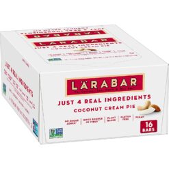 Larabar Coconut Cream Pie, Gluten Free Vegan Fruit & Nut Bars, 16 ct