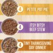 Merrick Lil'Plates Mini Medley Wet Dog Food Variety Pack, 3.5-oz tub, case of 12
