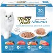 Purina Fancy Feast Natural Wet Cat Food Variety Pack, Gourmet Naturals Seafood Collection - (30) 3 oz. Cans