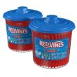 Red Vines Licorice, Original Red Flavor, Soft & Chewy Candy Twists, 56 Ounce Jar, Pack of 2