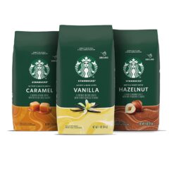 Starbucks Flavored Ground Coffee Variety Pack No Artificial Flavors 3 bags (11 oz. each)