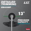 Makita XUX02SM1X4 18V LXT Lithium-Ion Brushless Cordless Couple Shaft Power Head Kit w/String Trimmer & 10 in. Pole Saw Attachments 4.0Ah