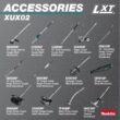 Makita XUX02SM1X4 18V LXT Lithium-Ion Brushless Cordless Couple Shaft Power Head Kit w/String Trimmer & 10 in. Pole Saw Attachments 4.0Ah