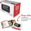 Dash Clearview Toaster, Black