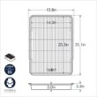Nordic Ware Extra Large Oven Crisping Baking Tray, with Rack, 21 (l) x 15 (w) x 2 (h) inches Nordic Ware Extra Large Oven Crisping Baking Tray, with Rack, 21 (l) x 15 (w) x 2 (h) inches