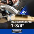 Hammerhead HACS120 12-Amp 7-1/4 Inch Circular Saw with Saw Blade