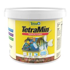 TetraMin Nutritionally Balanced Tropical Flake Food for Tropical Fish, 4.52 lbs