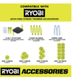 RYOBI P20150VNM ONE+ 18V 13 in. Cordless Battery String Trimmer with 2.0 Ah Battery and Charger