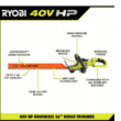 RYOBI RY40640 40V HP Brushless 26 in. Cordless Battery Hedge Trimmer with 2.0 Ah Battery and Charger