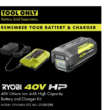 RYOBI 40V HP Brushless 26 in. Cordless Battery Hedge Trimmer (Tool Only)
