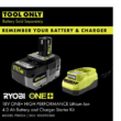 RYOBI Reciprocating Saw PCL515B ONE+ 18V Cordless (Tool Only)