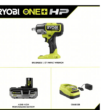 RYOBI P262K1 ONE+ HP 18V Brushless Cordless Impact Wrench Kit