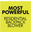 RYOBI RY38BP 175 MPH 760 CFM 38cc Gas Backpack Leaf Blower