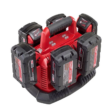 Milwaukee 48-59-1806 M18 18-Volt Lithium-Ion 6-Port Sequential Battery Charger