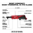 Milwaukee 2457-20 M12 12-Volt Lithium-Ion Cordless 3/8 in. Ratchet (Tool-Only)