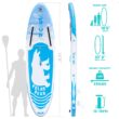 SUP Stand Up Paddle Board 10'6"x33''x6'' Inflatable Paddleboard Soft Top Surfboard with ISUP Accessories Sup Board Surf Board Water Sports