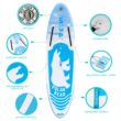 SUP Stand Up Paddle Board 10'6"x33''x6'' Inflatable Paddleboard Soft Top Surfboard with ISUP Accessories Sup Board Surf Board Water Sports