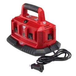 Milwaukee 48-59-1806 M18 18-Volt Lithium-Ion 6-Port Sequential Battery Charger