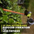 RYOBI RY40630 40V 18 in. Cordless Battery Pole Hedge Trimmer with 2.0 Ah Battery and Charger