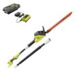 RYOBI RY40630 40V 18 in. Cordless Battery Pole Hedge Trimmer with 2.0 Ah Battery and Charger