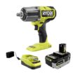 RYOBI PBLIW01K1 ONE+ 18V Brushless Cordless 4-Mode 1/2 in. Impact Wrench Kit with 4.0 Battery and Charger