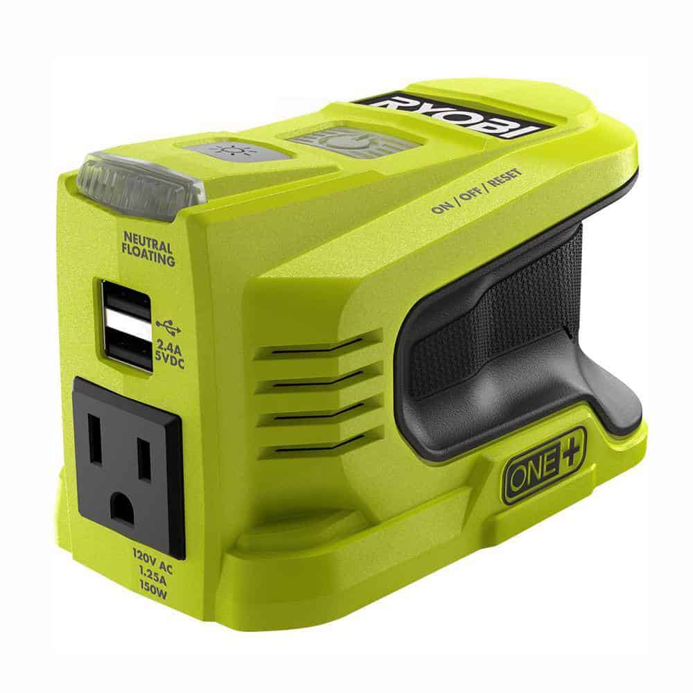 RYOBI RYi150BG 150-Watt Power Inverter for ONE+ 18V Battery (Tool Only) RYOBI RYi150BG 150-Watt Power Inverter for ONE+ 18V Battery (Tool Only)