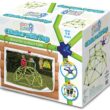 Eezy Peezy Monkey Bars Climbing Tower - Active Outdoor Fun for Kids Ages 3 to 8 Years Old, Green/Blue
