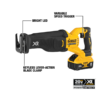 DEWALT Reciprocating Saw DCS368B XR POWER DETECT 20-volt Max Variable Speed Brushless Cordless (Tool Only)