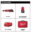 Milwaukee 2457-21 M12 12-Volt Lithium-Ion Cordless 3/8 in. Ratchet Kit with One 1.5 Ah Battery, Charger and Tool Bag