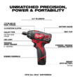 Milwaukee 2401-22-48-89-4631 M12 12-Volt Lithium-Ion Cordless 1/4 in. Hex Screwdriver Kit w/ SHOCKWAVE Impact Duty Titanium Drill Bit Set (23-Piece)