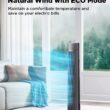 PELONIS 40''Oscillating Tower Fan | Remote Control 3 Modes | LED Display | Black