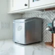 NewAir 28-lb Drop-Down Door Portable/Countertop Bullet Ice Maker (Silver)