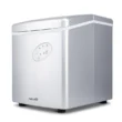 NewAir 28-lb Drop-Down Door Portable/Countertop Bullet Ice Maker (Silver)