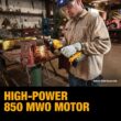 DEWALT DCG413B XR 4.5-in 20-volt Max-Amp Paddle Switch Brushless Cordless Angle Grinder