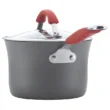 Rachael Ray 87630 12pc Cucina Piece Hard-Anodized Cookware Set, Red
