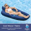 Aqua Luxury Water Lounge, X-Large, Inflatable Pool Float with Headrest, Backrest & Footrest, Palm Beach Flamingo