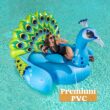 JOYIN Inflatable Peacock Pool Float, Fun Beach Floaties, Swim Party Toys, Pool Island, Summer Pool Raft Lounge for Adults & Kids