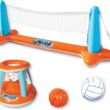 JOYIN Inflatable Pool Float Set Volleyball Net & Basketball Hoops, Summer Fun for Kids & Adults
