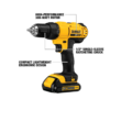 DEWALT Drill DCD771C2 20-volt 1/2-in Cordless (2-Batteries Included and Charger Included)
