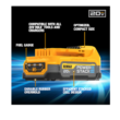 DEWALT DCF840E1 20V 1/4 in IMPACT DRIVER WITH POWERSTACK BATTERY