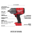 Milwaukee 2767-20 M18 FUEL 18-Volt Lithium-Ion Brushless Cordless 1/2 in. Impact Wrench with Friction Ring (Tool-Only)