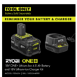 RYOBI P2607BTL ONE+ 18V 18 in. Cordless Battery Hedge Trimmer (Tool Only)