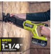 RYOBI Reciprocating Saw PBLRS01B ONE+ HP 18V Brushless Cordless (Tool Only)