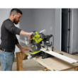 RYOBI TSS121-A181202 15 Amp 12 in. Corded Sliding Compound Miter Saw with 12 in. 60 Carbide Teeth Thin Kerf Miter Saw Blade