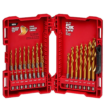Milwaukee 2401-22-48-89-4631 M12 12-Volt Lithium-Ion Cordless 1/4 in. Hex Screwdriver Kit w/ SHOCKWAVE Impact Duty Titanium Drill Bit Set (23-Piece)