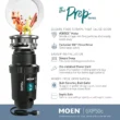 Moen Prep Corded 1/2-HP Continuous Feed Noise Insulation Garbage Disposal