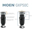 Moen Prep Corded 1/2-HP Continuous Feed Noise Insulation Garbage Disposal
